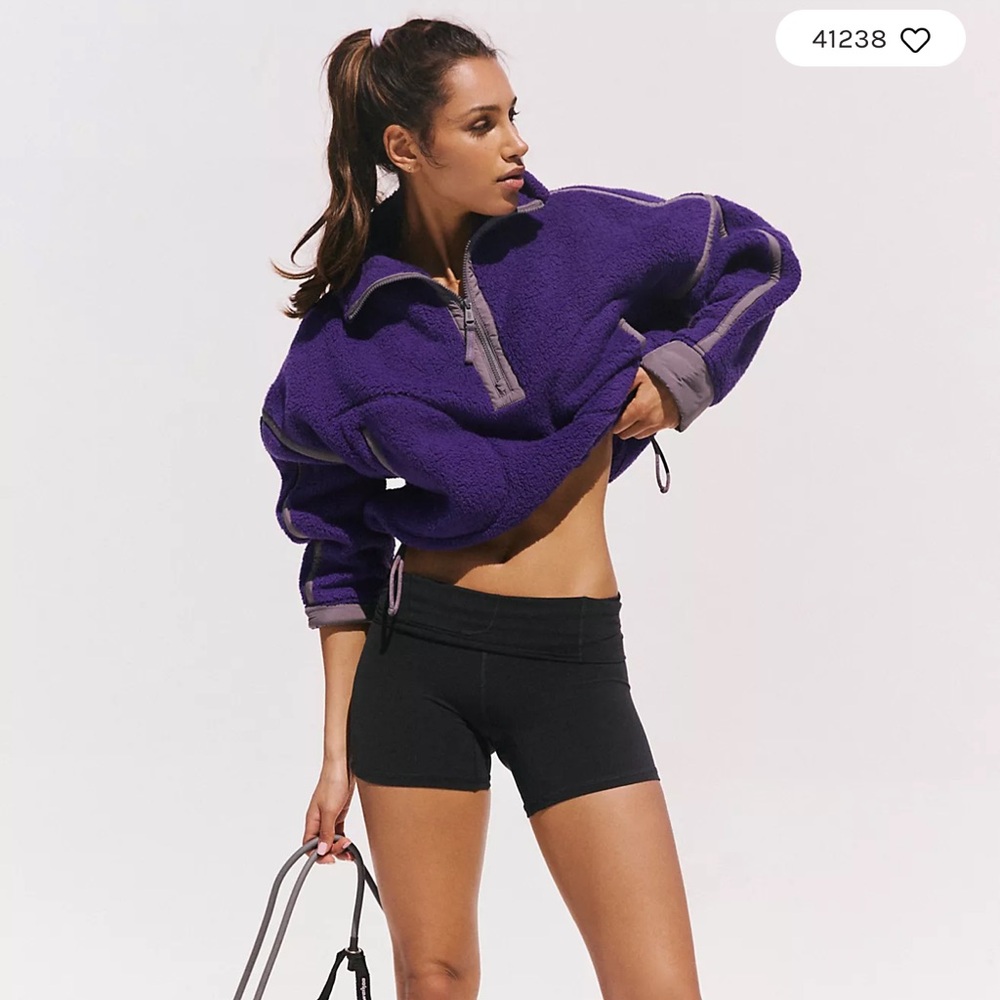 Free people Mountain High Half Zip Fleece